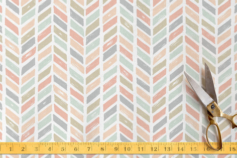 Tiled Chevrons Fabric