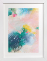 Creme Peche Nursery Art Prints