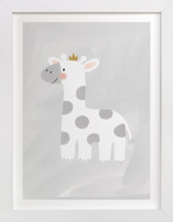 Dream Big Elephant And Giraffe Nursery Art Prints