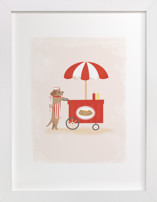 Hot Dog Cart Nursery Art Prints