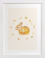 Garden Bunnies 3 Nursery Art Prints