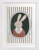 Sir Rabbit Nursery Art Prints
