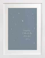 Thank the Stars Nursery Art Prints