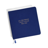 Grief Journal | All the Things I Wish I Could Tell You Linen Notebook Notebook