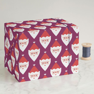 Little Santas Wrapping Paper Sheets