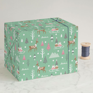 Christmas Delivery Wrapping Paper Sheets
