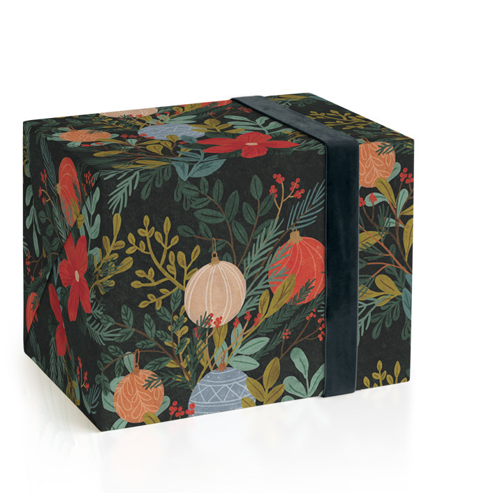 Ornament Bouquet Pattern Wrapping Paper Sheets