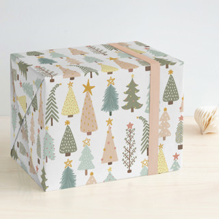 decorative pines Wrapping Paper Sheets