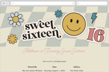 Flower Child Online Birthday Invitations