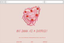 Surprise birthday Online Birthday Invitations