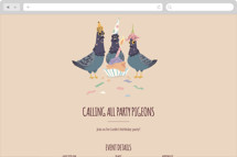 Coo coo it’s my birthday Online Birthday Invitations