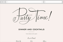 Simple Script Online Birthday Invitations