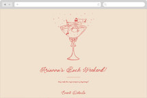 Miss Bride Online Bachelorette Party Invitations