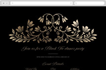 Leafy Crest Online Dinner and Cocktail Party Invitations