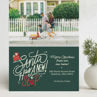 Santa Stop Grand Holiday Cards