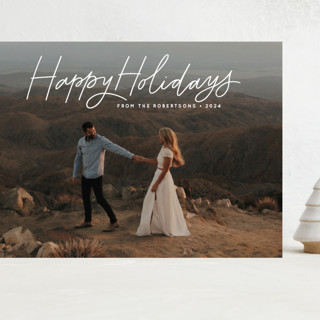 Scripty Christmas Grand Holiday Cards