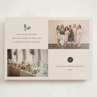elegant & simple Grand Holiday Cards