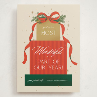 Gift Stack Grand Holiday Cards