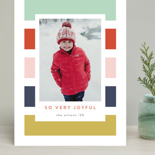 Holiday Stripe Grand Holiday Cards