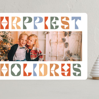 Groovy Parallel Grand Holiday Cards