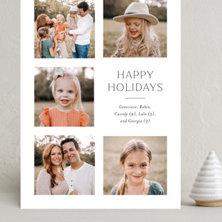 Classic Grid Grand Holiday Cards