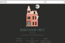 Haunted House Online Holiday Party Invitations