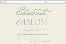 Modern Type Online Holiday Party Invitations