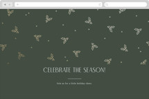 Jolly Holly Online Holiday Party Invitations