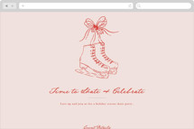 Skatelle Online Holiday Party Invitations