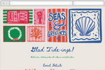 Seas Online Holiday Party Invitations