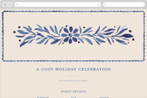 Puebla Online Holiday Party Invitations