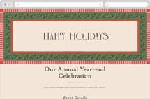 Francie Online Holiday Party Invitations