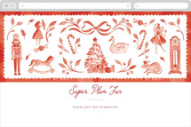 The Nutcracker Online Holiday Party Invitations