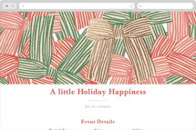 Bunch of Bows Online Holiday Party Invitations