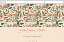 Garden Folk Online Holiday Party Invitations