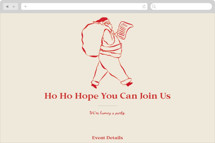 If Santa Asks Online Holiday Party Invitations