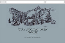 Inkpen Cabin Online Holiday Party Invitations