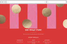 Bold Gift Online Holiday Party Invitations