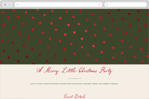 Merry Dots Online Holiday Party Invitations