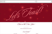 Long hand Online Holiday Party Invitations