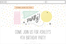 Online Kids Birthday Invitations