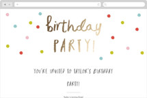 Online Kids Birthday Invitations