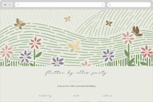 Flutter By Online Kids Birthday Invitations