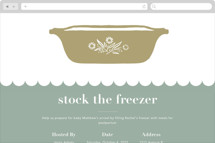 Stock The Freezer Online Party Invitations