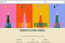 Pop Online Party Invitations