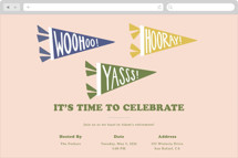 celebration flags Online Party Invitations