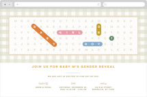 What will baby be? Online Party Invitations