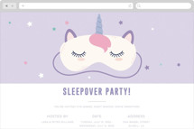 Sleepover Party! Online Party Invitations