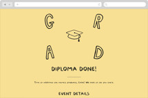 Outlined Online Party Invitations