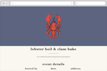 My Lobster Online Party Invitations
